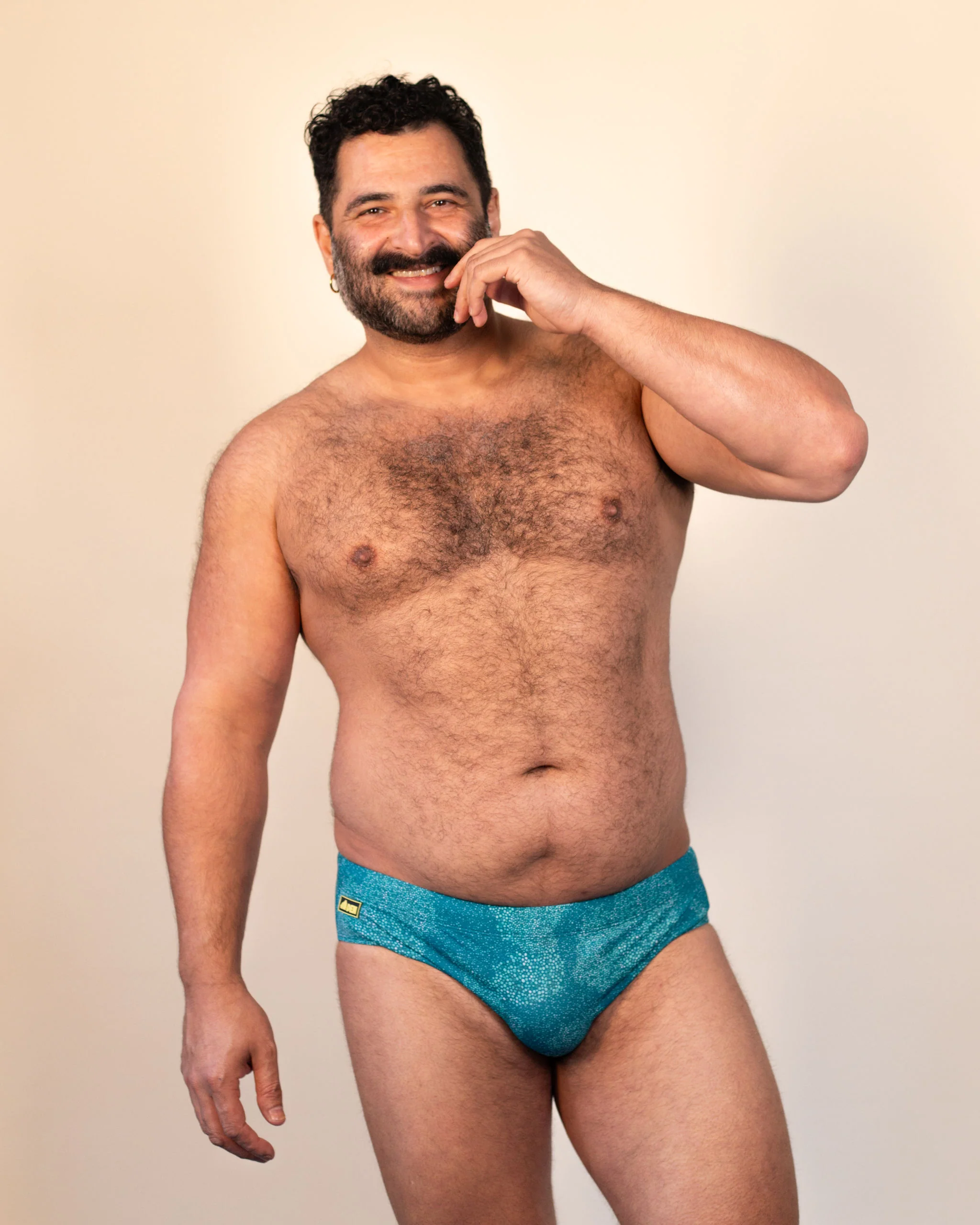 Regular Swim Brief - Teal Stingray - Image 4