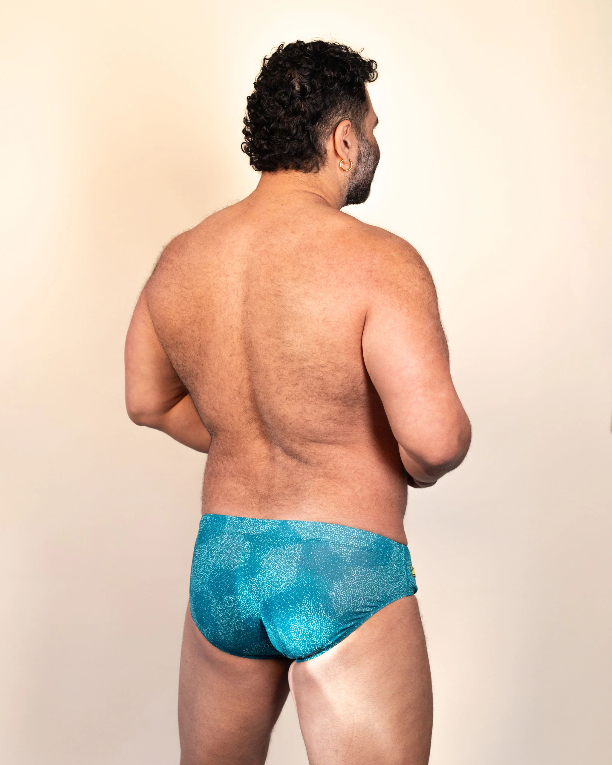 Regular Swim Brief - Teal Stingray - Image 5