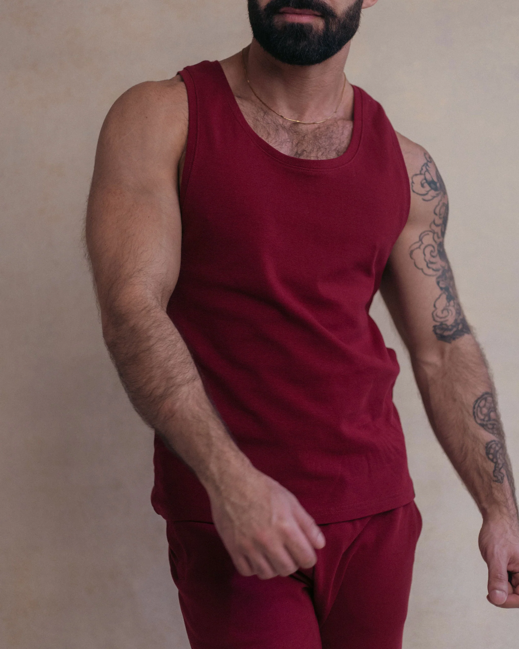 Union Vest - Burgundy - Image 2